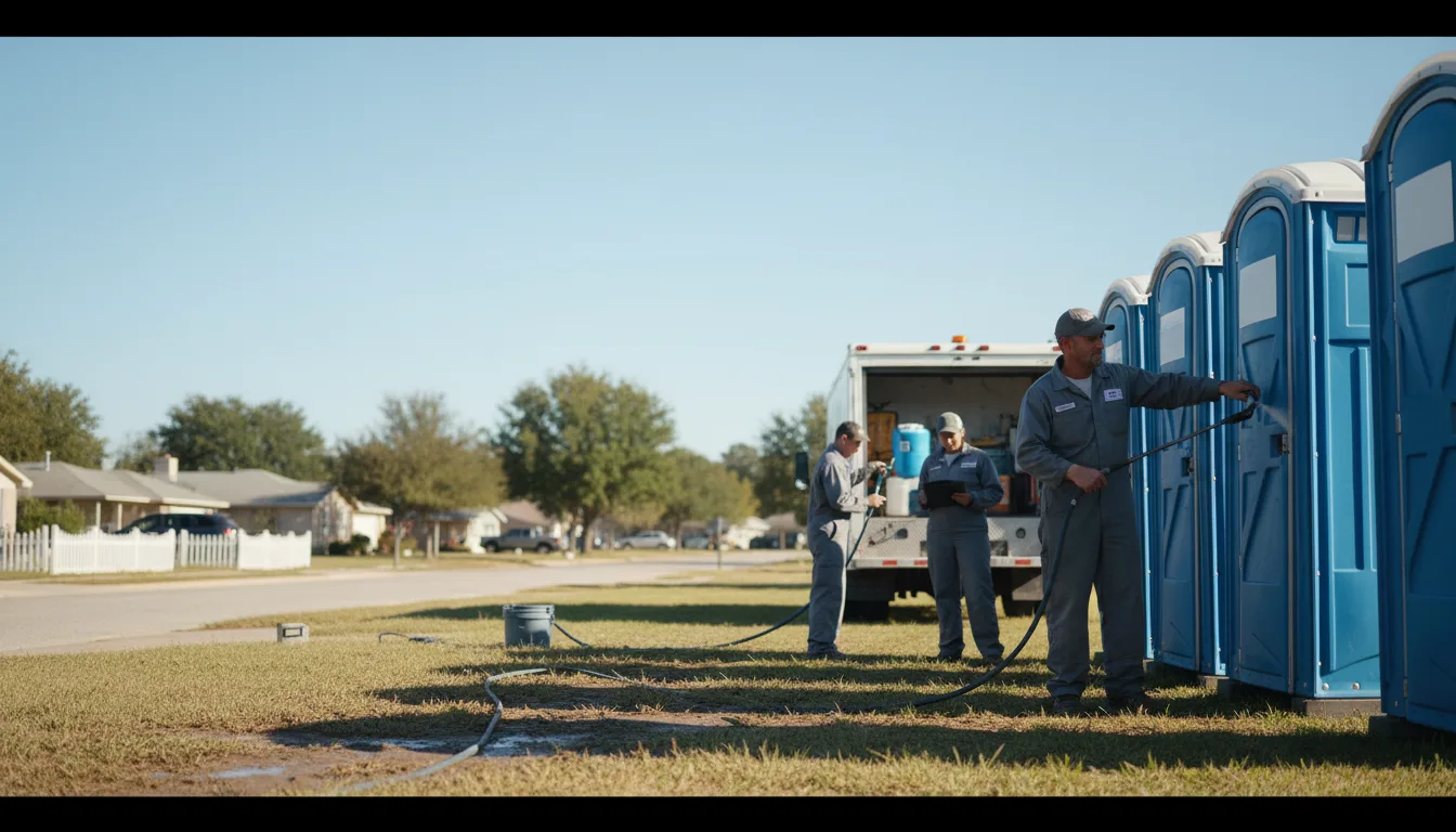 Long-Term Portable Toilet Rental in Forest, MS near me
